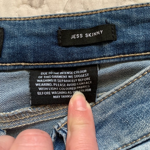 Kenneth Cole Jess Skinny Jean, stretchy, lightweight, plus size, 14, EUC - Picture 6 of 12